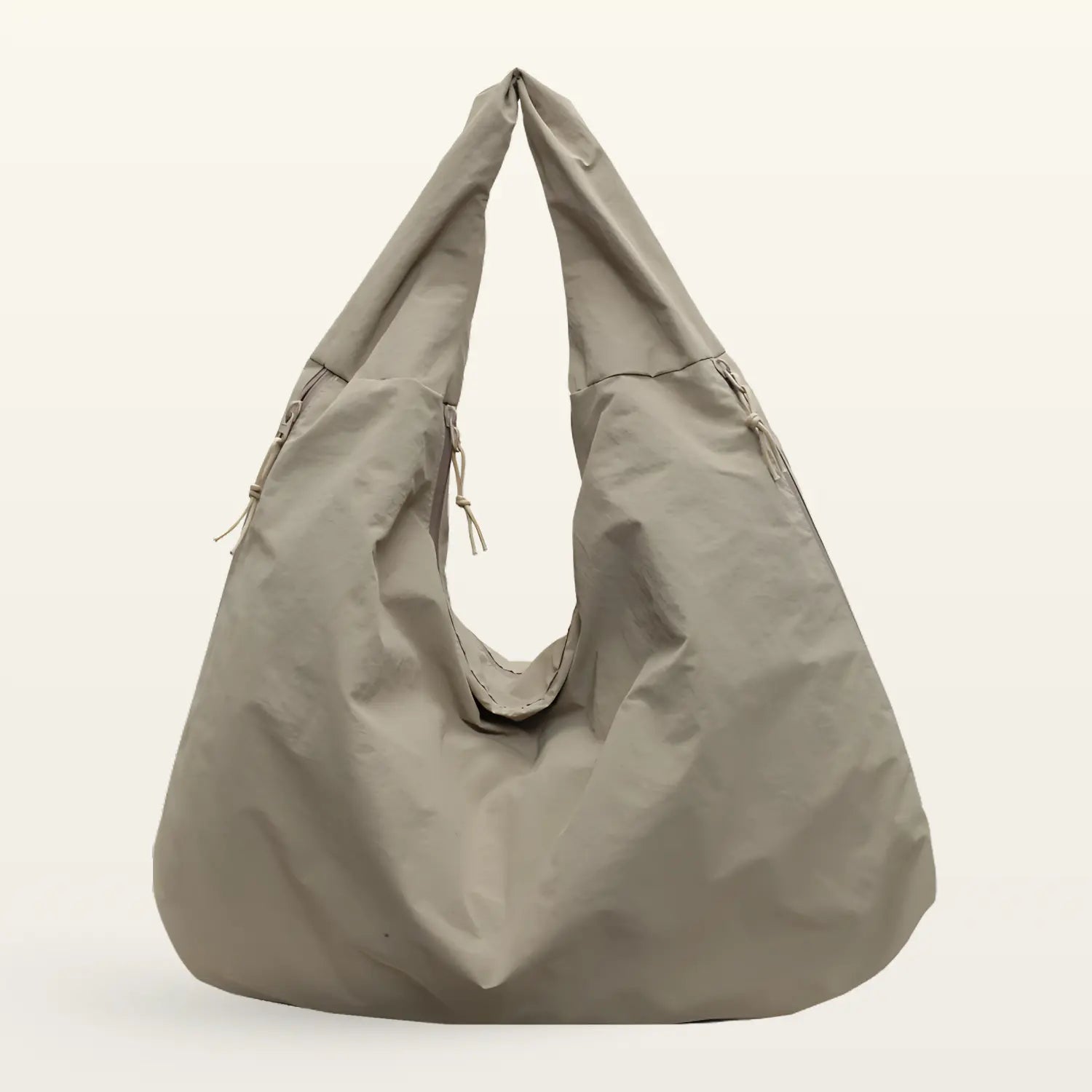 Lumi Tote - WB0165 - Bolsa estilo hobo amplia, ligera y funcional con compartimentos ocultos y textura suave al tacto